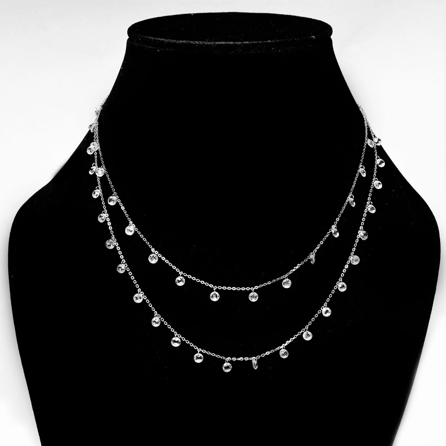 Raisaa 925 Queen's Necklace - Two layered