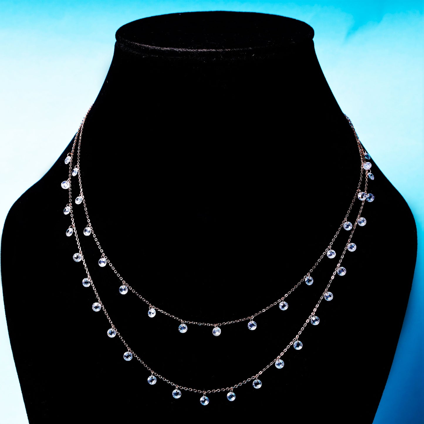Raisaa 925 Queen's Necklace - Two layered