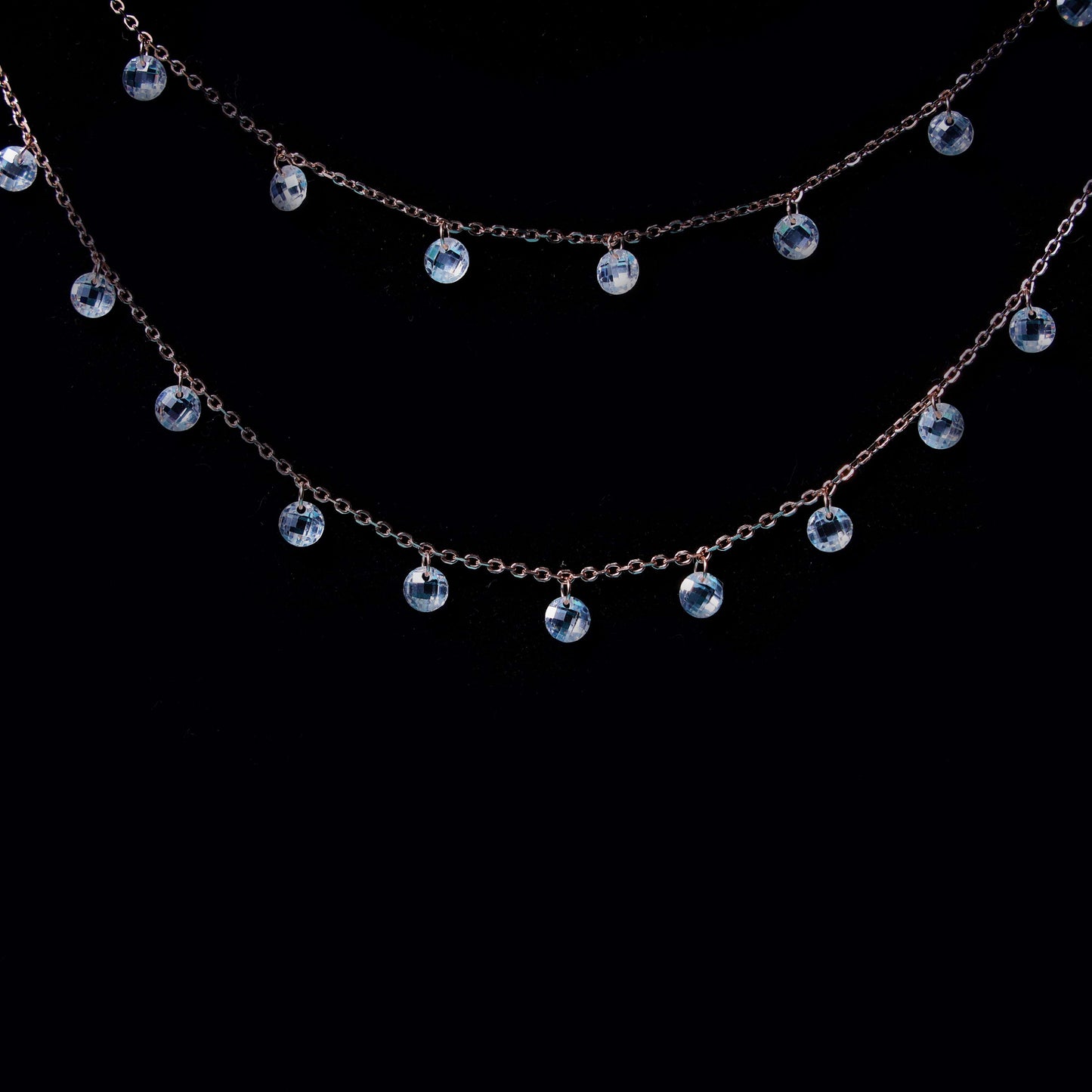 Raisaa 925 Queen's Necklace - Two layered