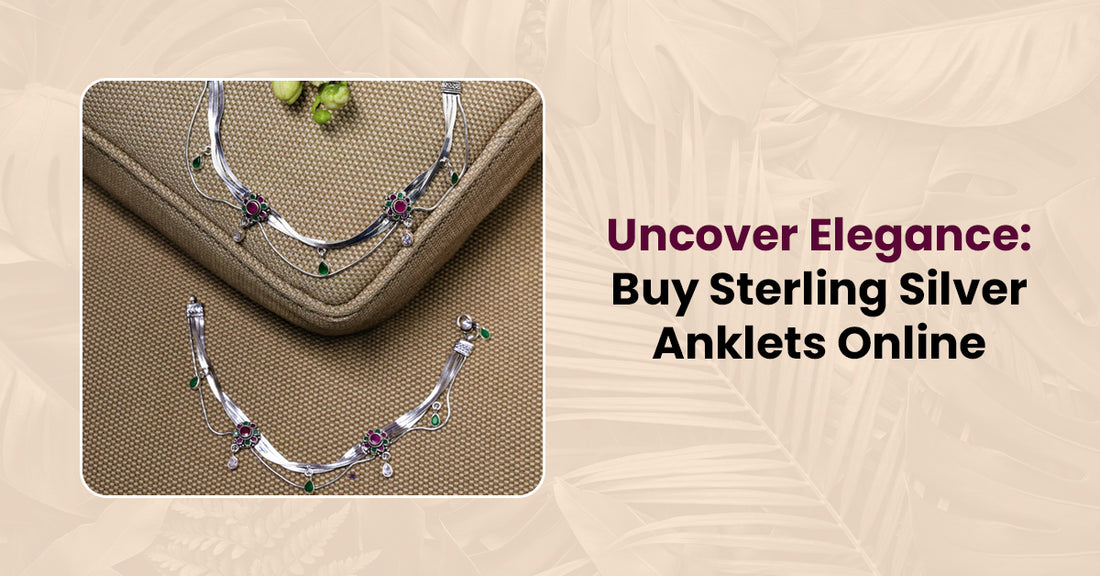 Uncover Elegance: Buy Sterling Silver Anklets Online