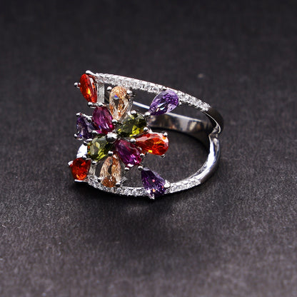 Multi-coloured Adore Ring