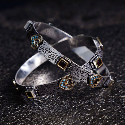Oxidized Kada Set - (Size 2-6)
