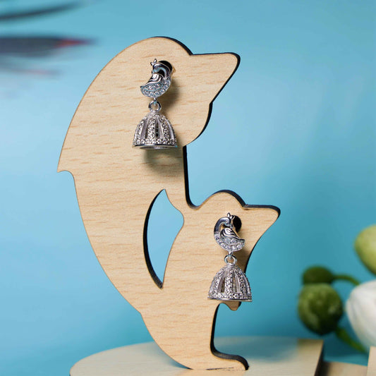 Raisaa 925 Elegant South India Style Jhumki