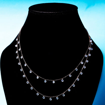 Raisaa 925 Queen's Necklace - Two layered