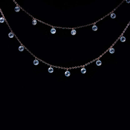 Raisaa 925 Queen's Necklace - Two layered